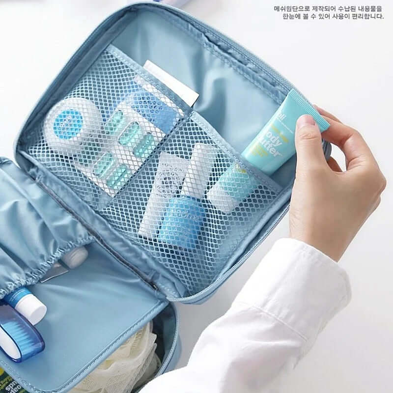 Organisateur de voyage - trousse multifonction Cerise bleu - BAG ADVENTURE