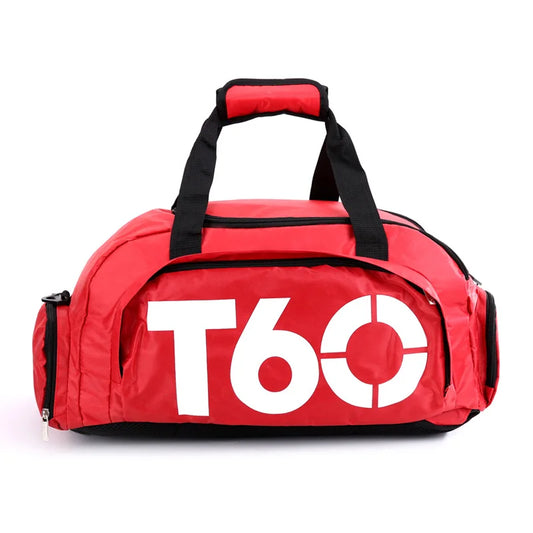 Sac de voyage avec compartiment chaussures T60 Rouge - BAG ADVENTURE