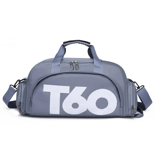 Sac de voyage avec compartiment chaussures T60 Bleu Ciel - BAG ADVENTURE