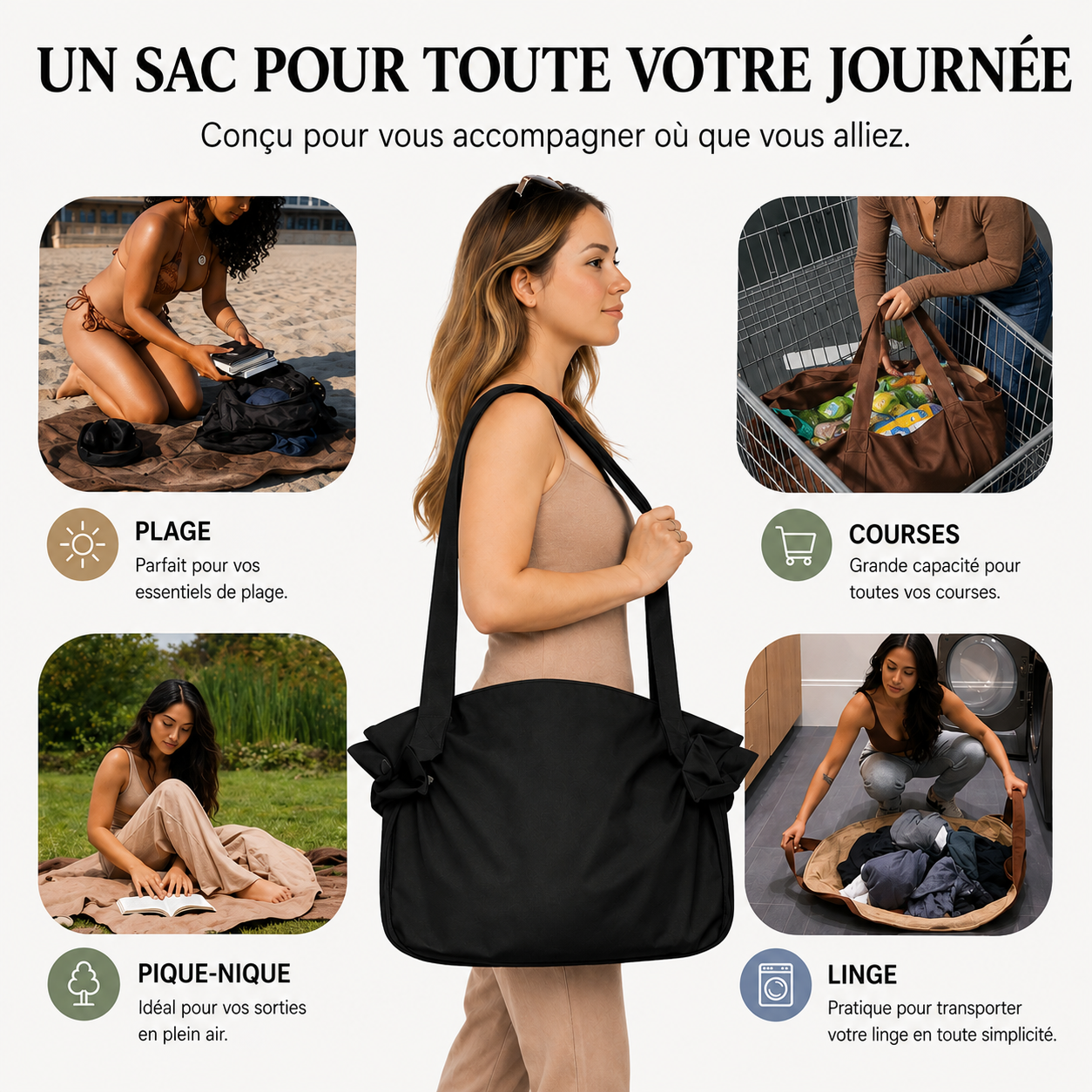 SmartBag - Le sac qui permet de tout faire en quelques secondes
